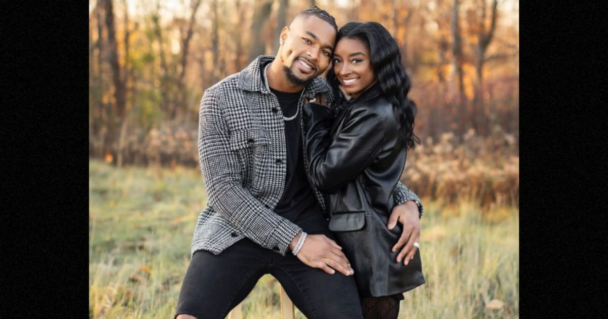 Simone Biles and Jonathan Owens tied the knot in 2023 (@simonebiles/Instagram)