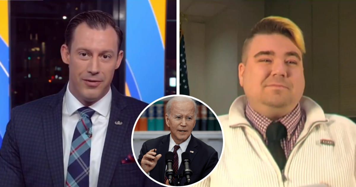 Joey Jones and Steve Kochanowski talked about President Joe Biden losing his supporters in his home state on 'Fox & Friends' (Screengrab/Fox News, Getty Images) 