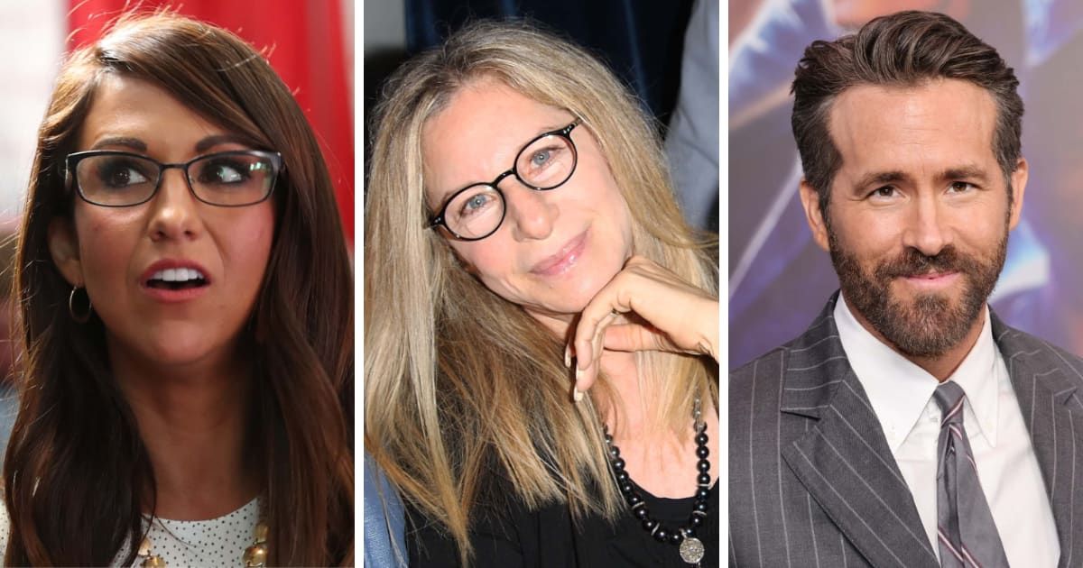 Lauren Boebert singled out Hollywood stars Barbra Streisand and Ryan Reynolds over her congressional district swap (Getty Images)
