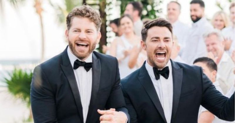Jonathan Bennett says he lived his 'Hallmark movie fantasy' during his wedding to Jaymes Vaughan