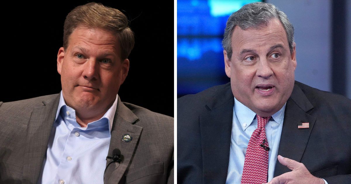 New Hampshire Governor Chris Sununu demands Chris Christie drop out of the presidential race (Jemal Countess, John Lamparski/Getty Images)