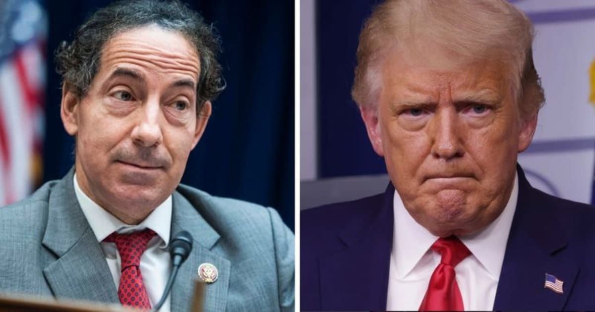 Jamie Raskin recently talked about former President Donald Trump's exclusion from Maine and Colorado ballots (Getty Images)