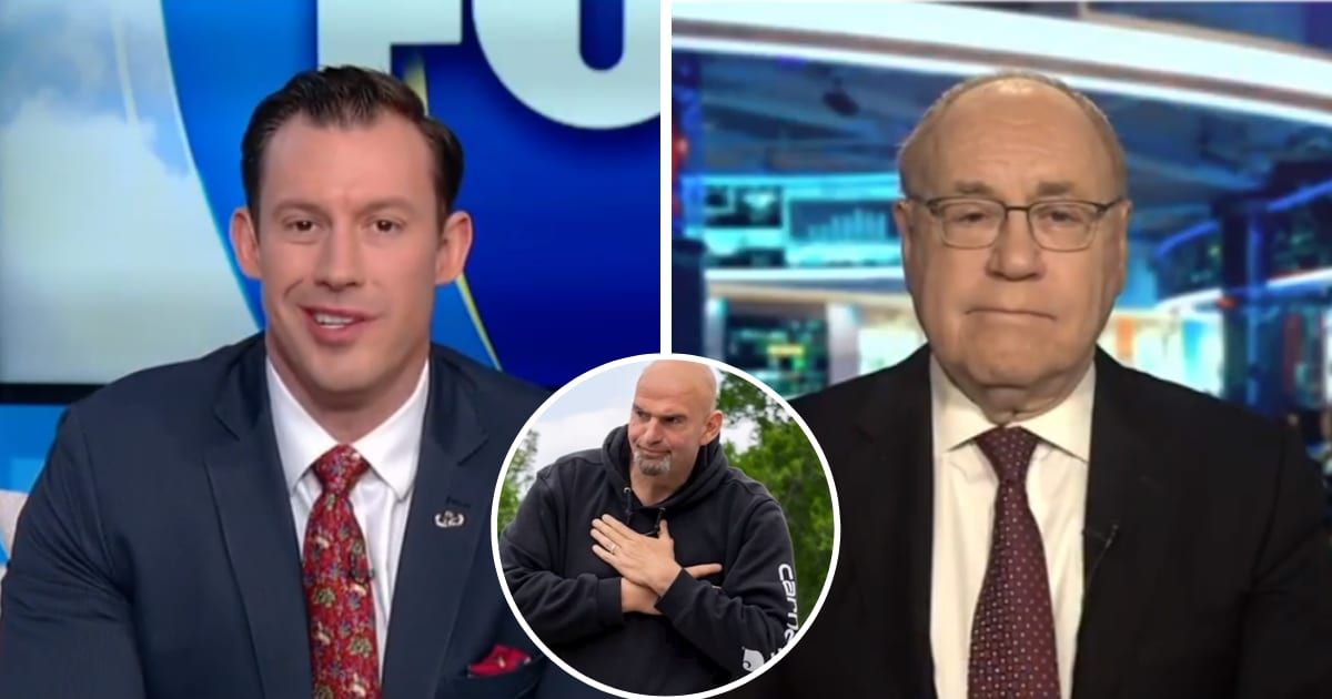 Joey Jones and Dr Marc Siegel discuss mental health on 'Fox & Friends' after Sen John Fetterman expressed his concern about social media (Screengrab/Fox News)