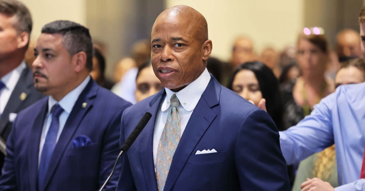 NYC Mayor Eric Adams recently issued new executive orders to restrict the arrival of buses with migrants from Texas (Getty Images)