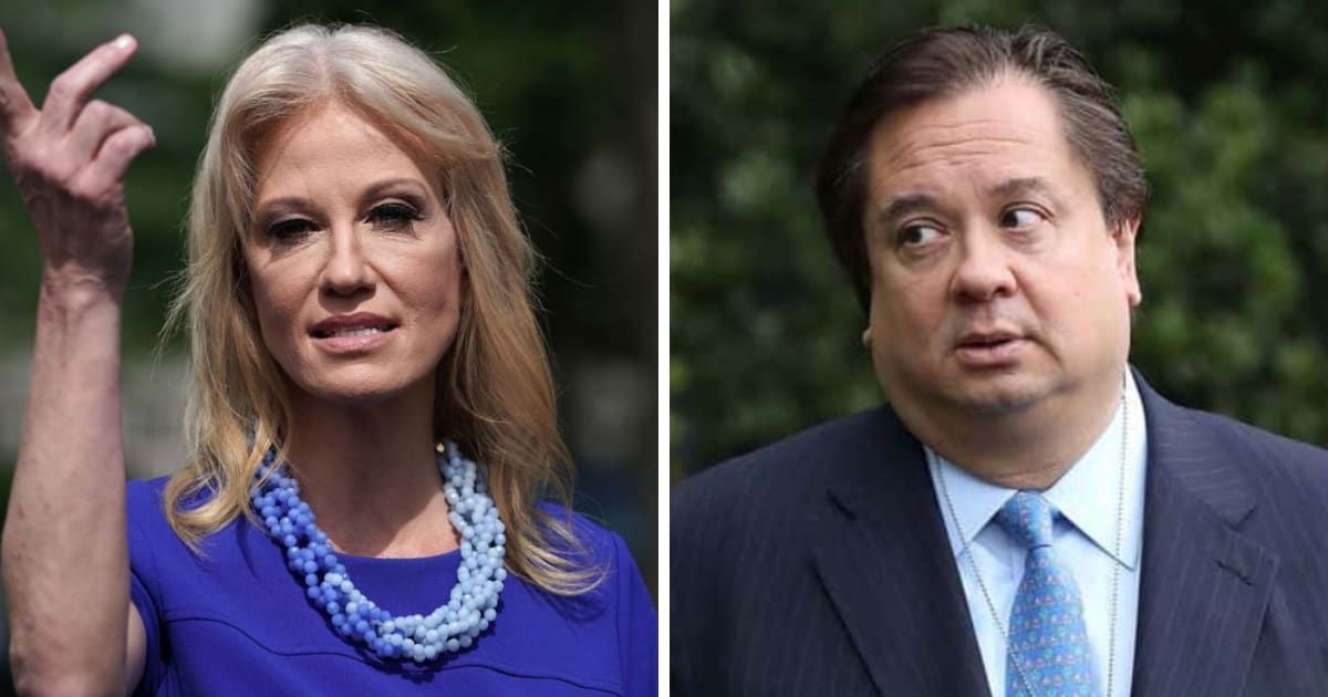 Kellyanne Conway and George Conway announced their split in March 2023 (Getty Images)