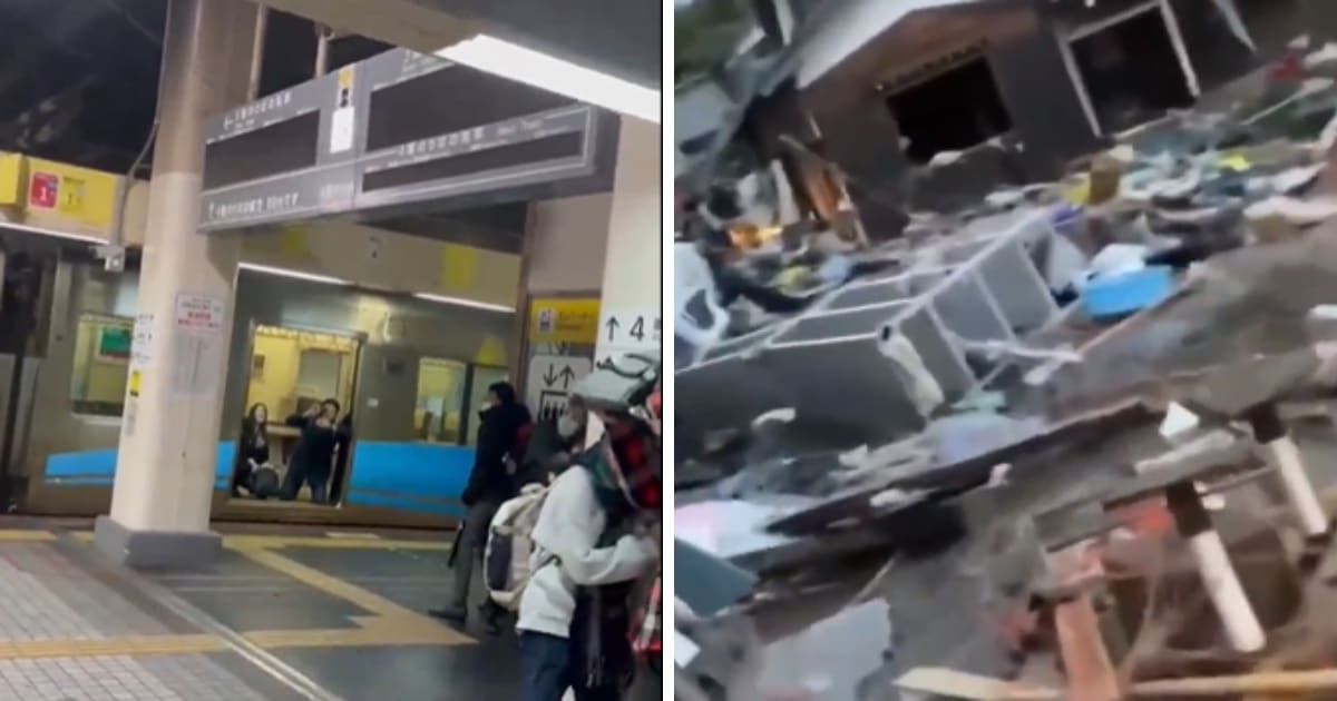 Internet flooded with videos of destruction as Japan lifts tsunami warnings after deadly earthquake killed 48
