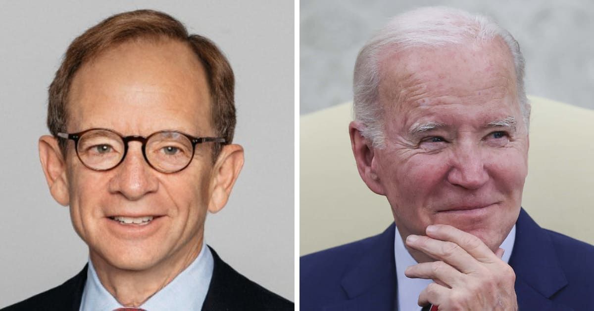 Economic Analyst Steven Rattner shares his report on inflation and income under Joe Biden's presidency (X/@SteveRattner, Getty Images)