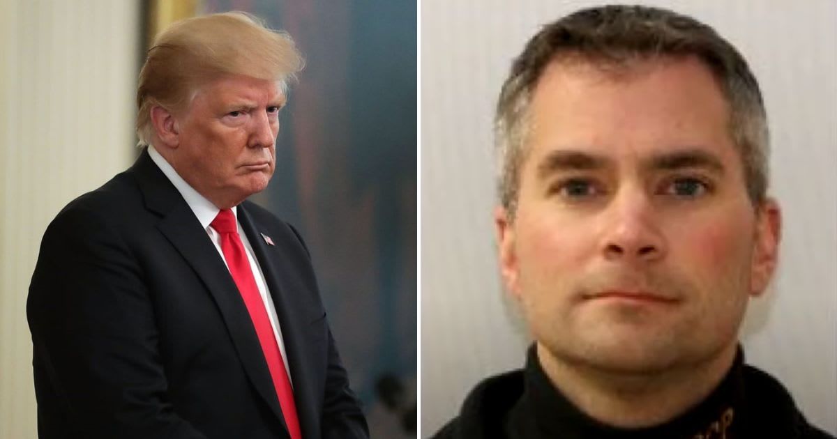 Fallen Capitol Police Officer Brian Sicknick’s estate filed a wronful death lawsuit against Donald Trump over the Jan 6 Capitol riot (Getty Images, CBS New York/YouTube)