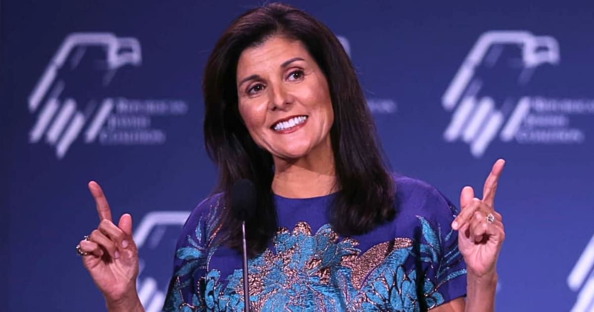 Nikki Haley asserted that everyone has moved on from her New Hampshire slavery gaffe (Getty Images)