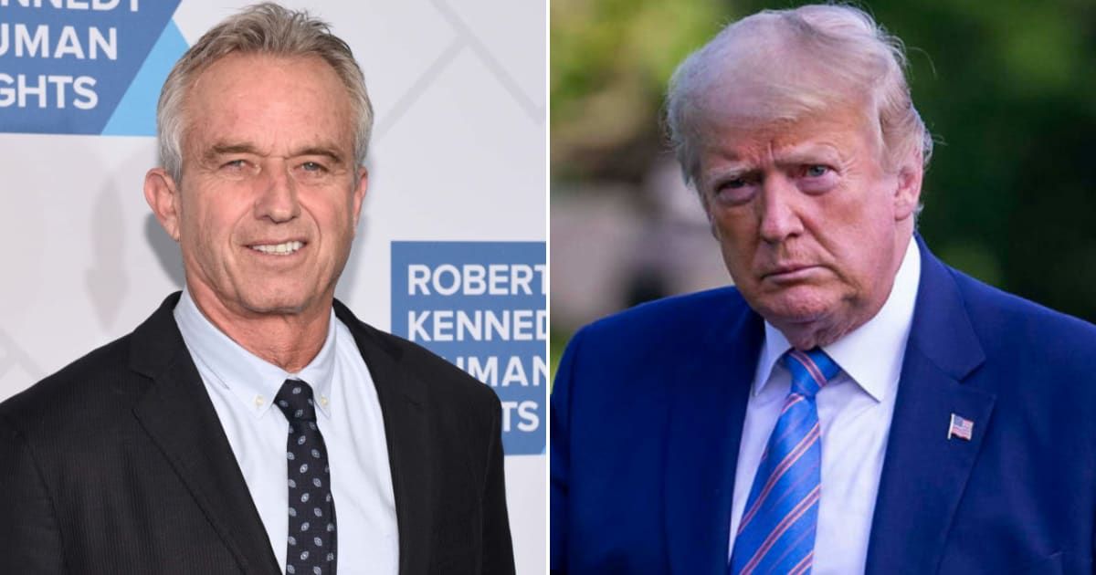 Robert F Kennedy Jr voiced strong opposition to recent attempts to bar Donald Trump from state ballots (Getty Images)