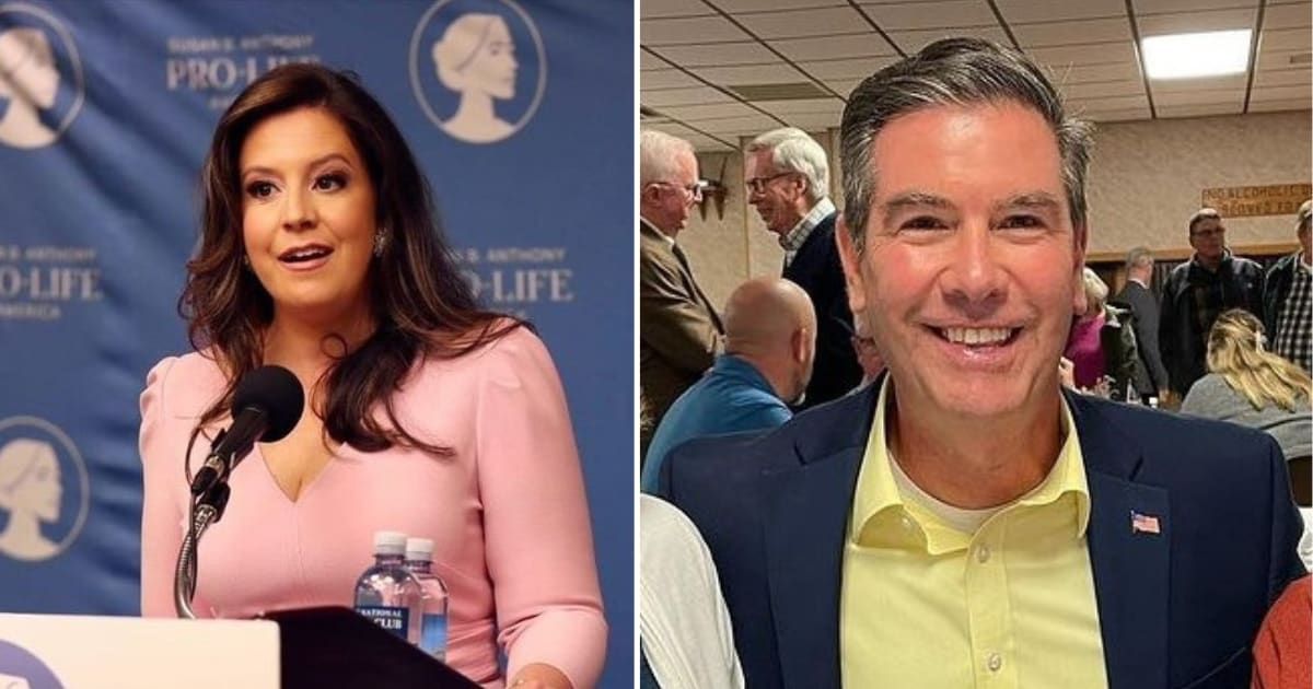 House Republican Conference Chair Elise Stefanik has withdrawn her endorsement for Ohio congressman Craig Riedel (@elisestefanik/Instagram, @craig_riedel/Instagram)