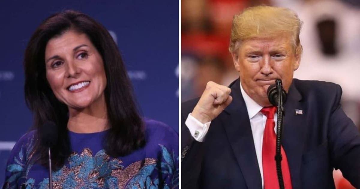 Internet calls Nikki Haley 'pathetic' after she claims pardoning Donald ...