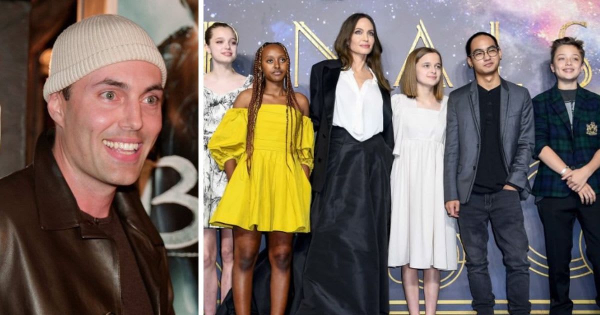 James Haven opened up about feeling 'protective' toward Angelina Jolie's six children (Getty Images and Facebook/James Haven)