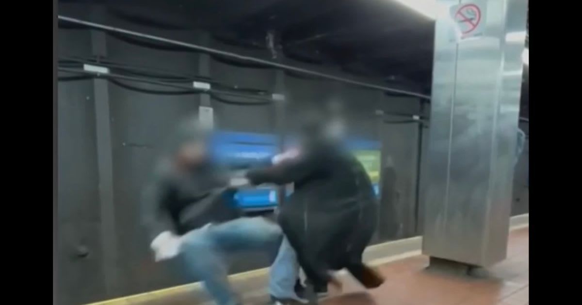 Philadelphia man falls onto tracks and dies after fatally getting struck by SEPTA train (Screenshot/NBC10)
