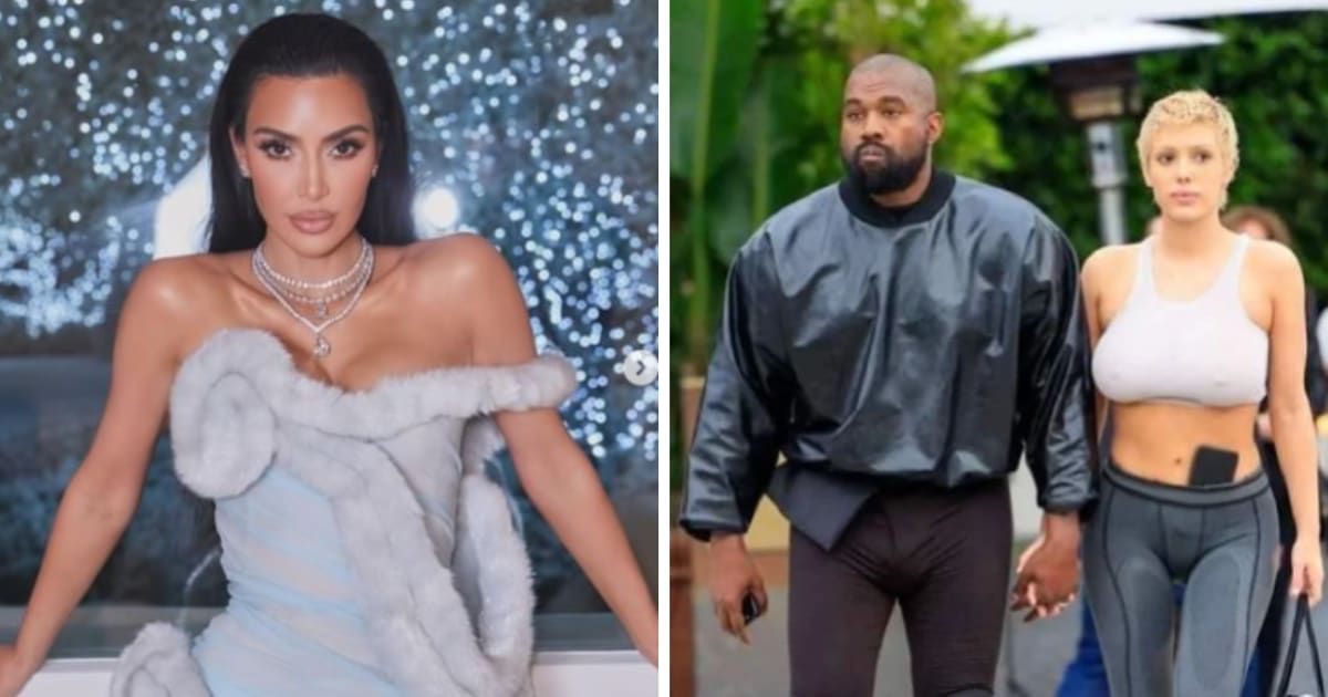 Internet jokes Kim Kardashian had a 'lucky escape' after claims Kanye West pushing Bianca Censori to 'ramp up sex appeal'