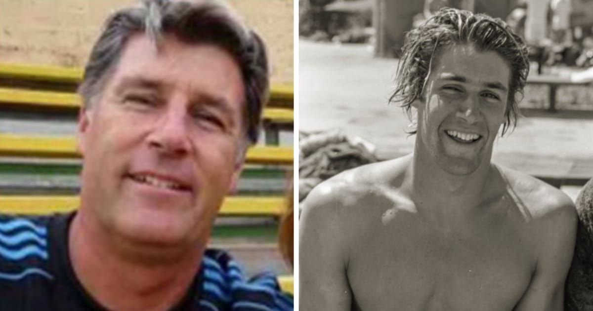 Richard Thornton was selected as a member of the US men’s Olympic swimming team in 1980 when he was just 21 years old (X@calmenswim and Facebook/ Kenneth Grimes)