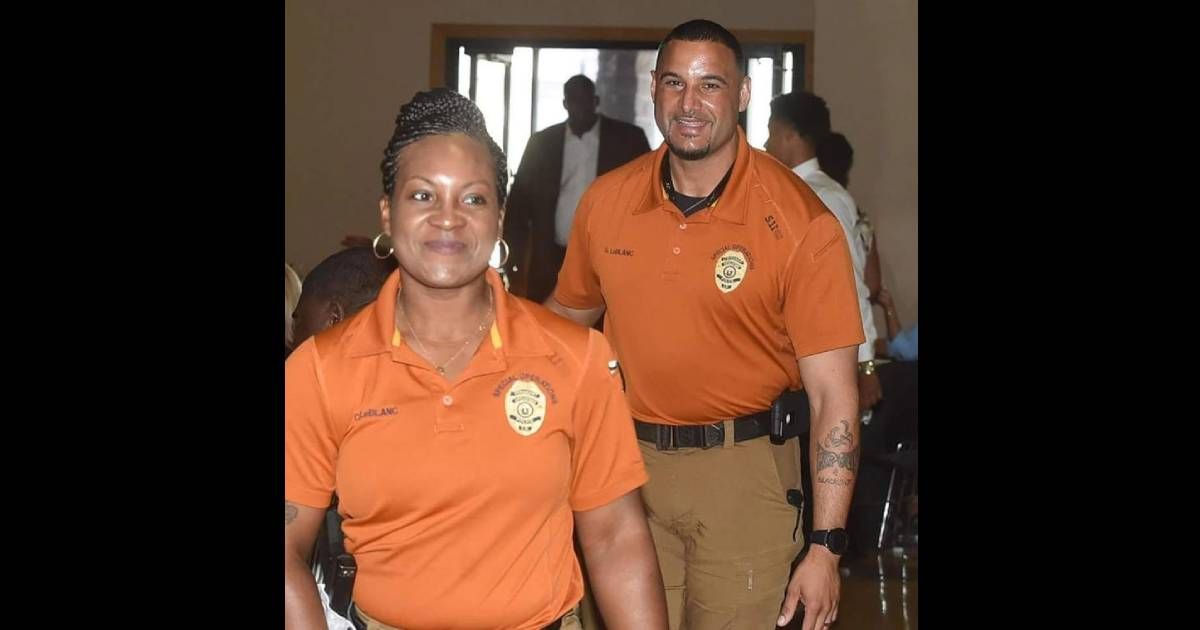 Opelousas Police Chief Graig LeBlanc and his wife Captain Crystal LeBlanc were shot by his subordinate who was involved in a love triangle with him (Graig LeBlanc/Facebook)