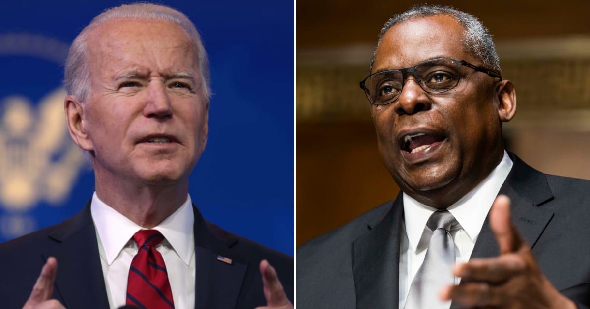 US President Joe Biden was not aware for days that Defense Secretary Llyod Austin was hospitalized (Getty Images)