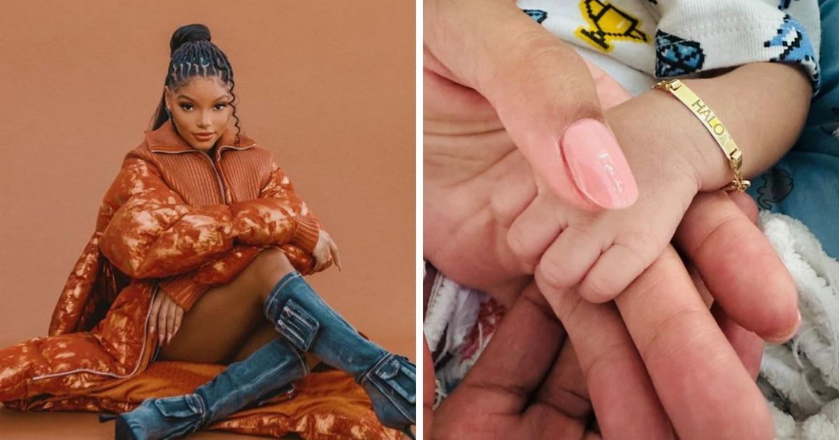 Halle Bailey posted an adorable pic of her son Halo on social media (Instagram/@hallebailey)
