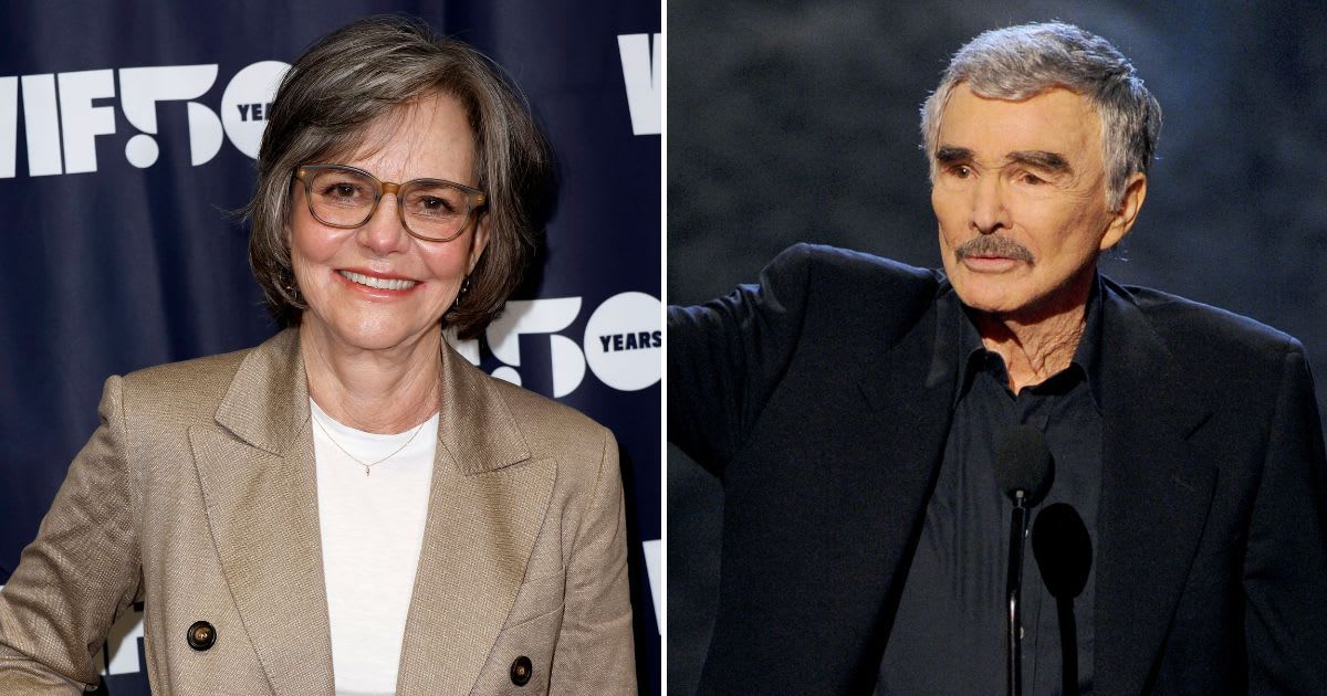 Sally Field admits her former boyfriend Burt Reynolds (R) was envious of her success (Getty Images)