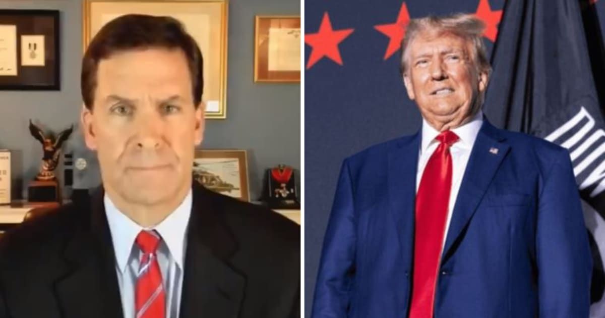 Former Secretary of Defense Mark Esper launched a scathing attack on Donald Trump on the third anniversary of the Capitol riot (Getty Image, BidenHQ/Twitter)