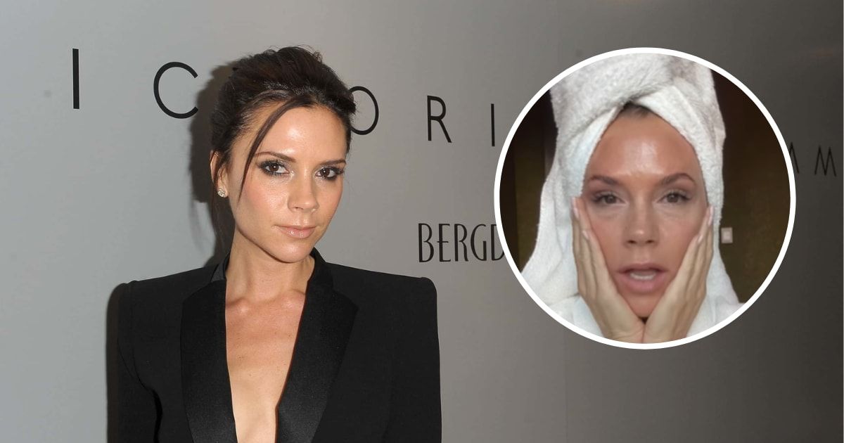 Victoria Beckham shared her lavish skincare routine in a video (Getty Images, @victoriabeckham/Instagram)