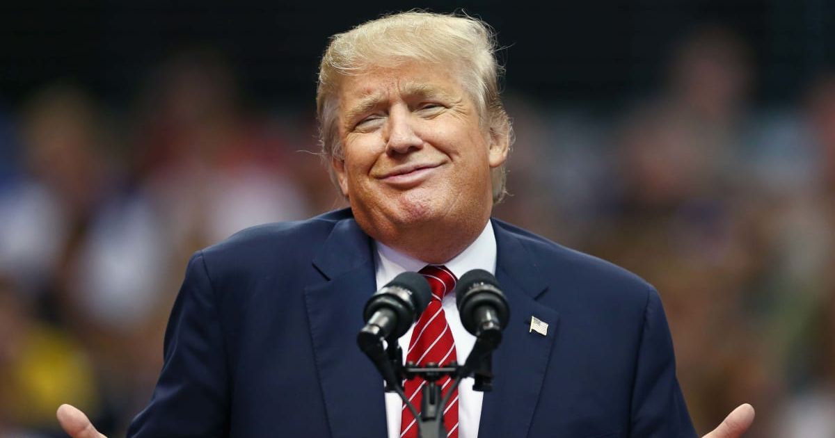 Donald Trump predicted in his speech in Newton, Iowa, that 'a Great Depression like 1929' might happen if he does not win his re-election to the White House (Getty Images)