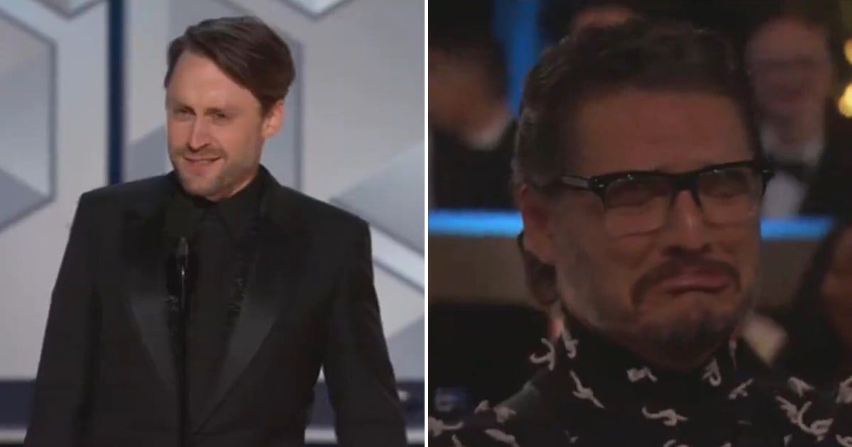 Kieran Culkin channels his 'Succession' character as he calls out Pedro Pascal on Golden Globes 2024 (theHollywoodreporter/X)