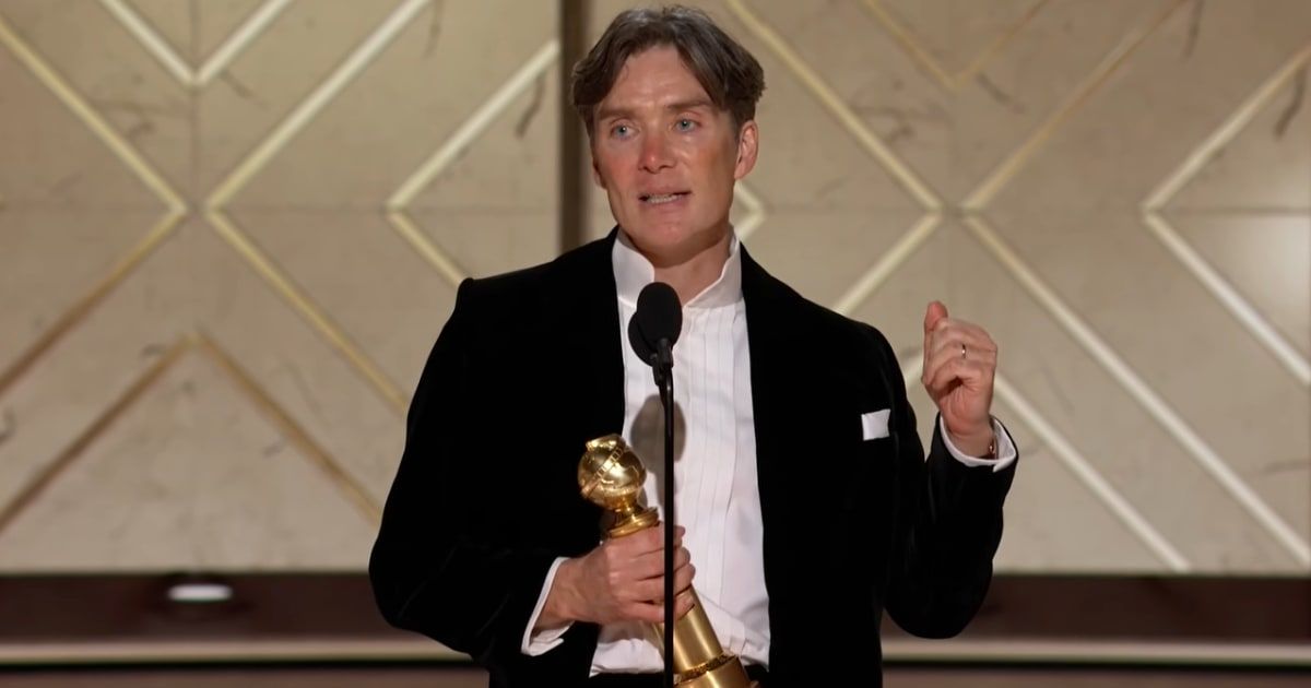 Cillian Murphy clinches his first ever Golden Globe Award for 'Oppenheimer' (Golden Globes/Facebook)