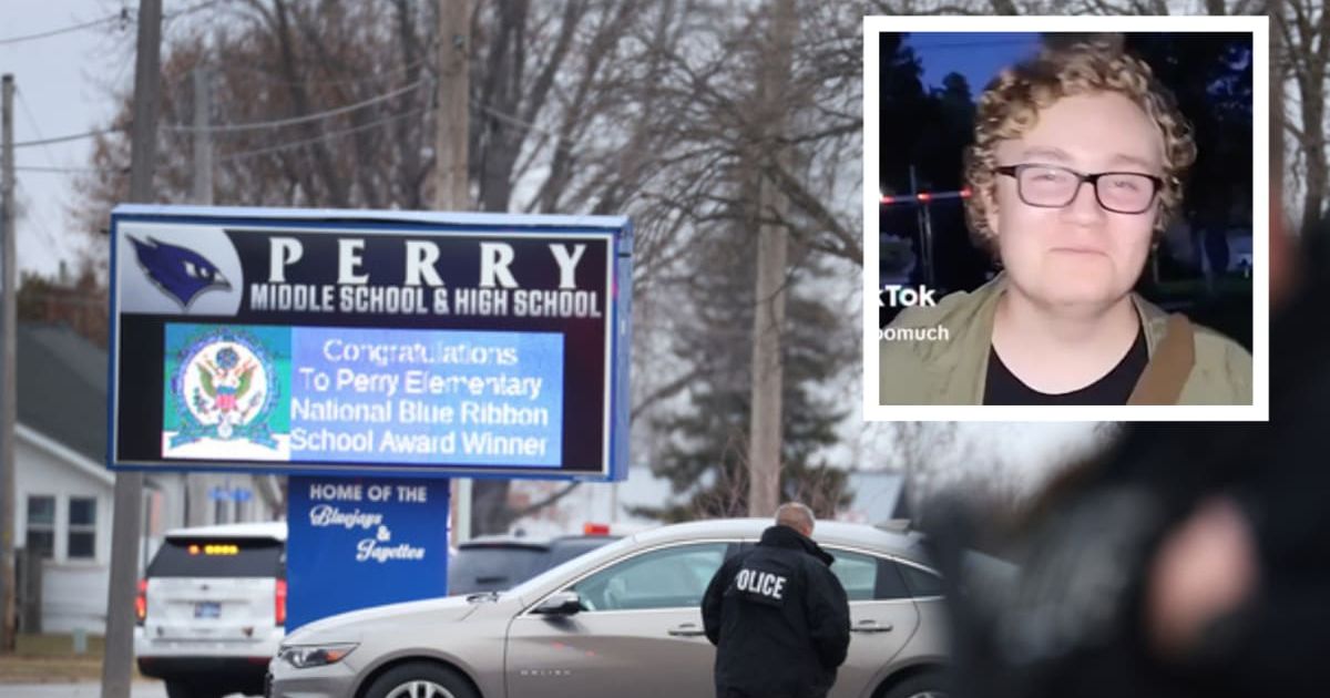 Perry High School shooter Dylan Butler plotted the massacre after he and his sister suffered horrific bullying (TikTok/@tooktoomuch)