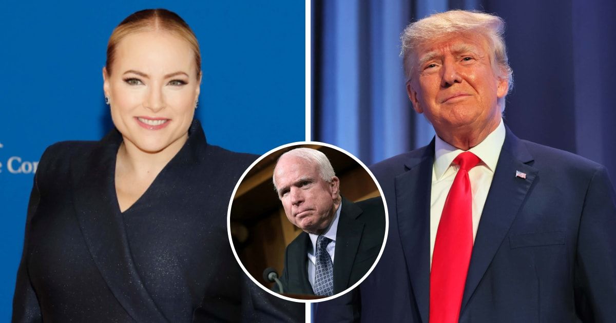 Late Senator John McCain's daughter Meghan McCain defended her father's legacy after Donald Trump mocked his war injury (Getty Images)