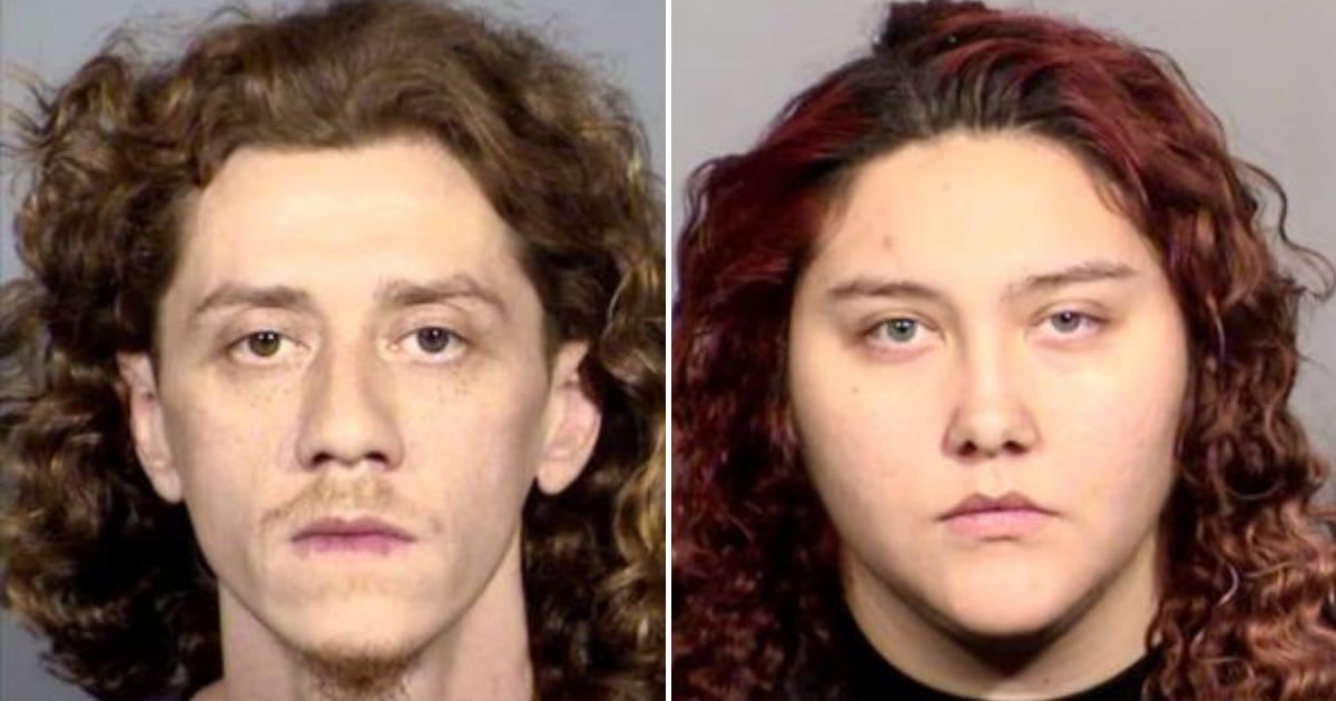 Cristobal Perez and Kylee Au Yong were arrested for opening fire on a homeless encampment (Las Vegas Metropolitan Police)