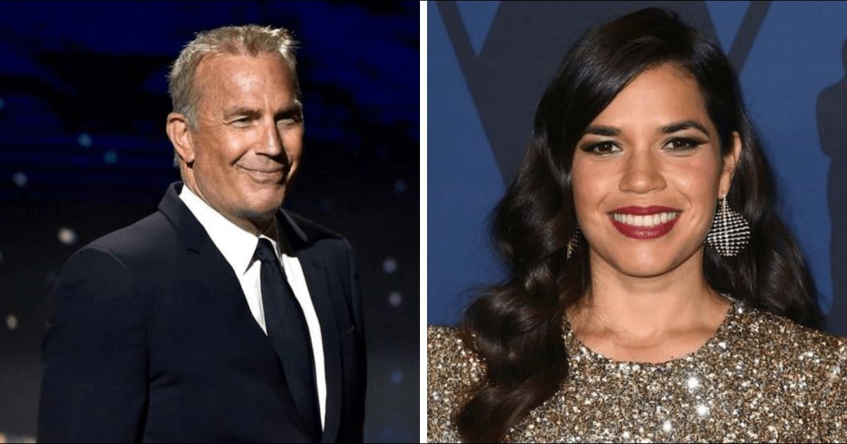 Kevin Costner recited America Ferrera's iconic 'Barbie' monologue during Golden Globes (Getty Images)