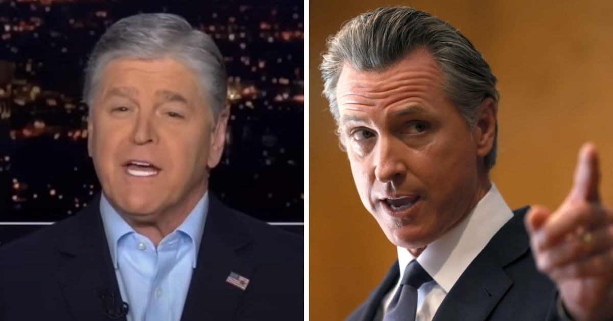 Internet demands to ‘defund’ Gavin Newsom as Fox News’ Sean Hannity says California sheriffs ‘won’t back down’ on Governor  backed gun law