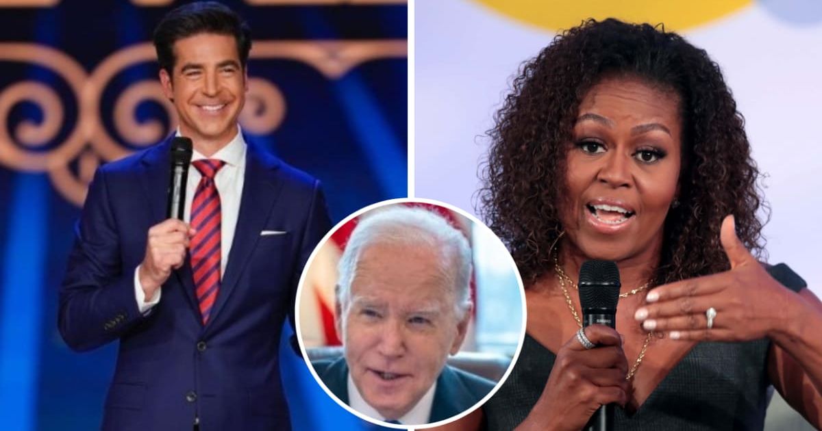 'You are ridiculous': Fox News host Jesse Watters slammed for predicting Michelle Obama as potential 'plan B' for Joe Biden