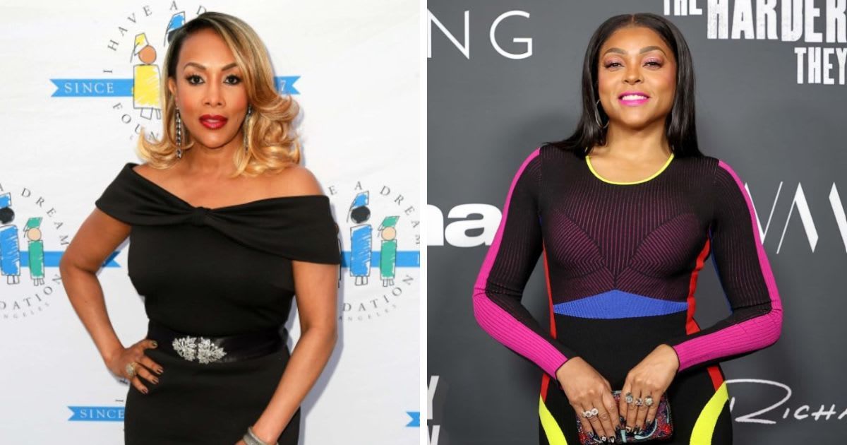 Vivica A Fox says she did not face any of Taraji P Henson's work woes while filming 'The Color Purple' (Getty Images)