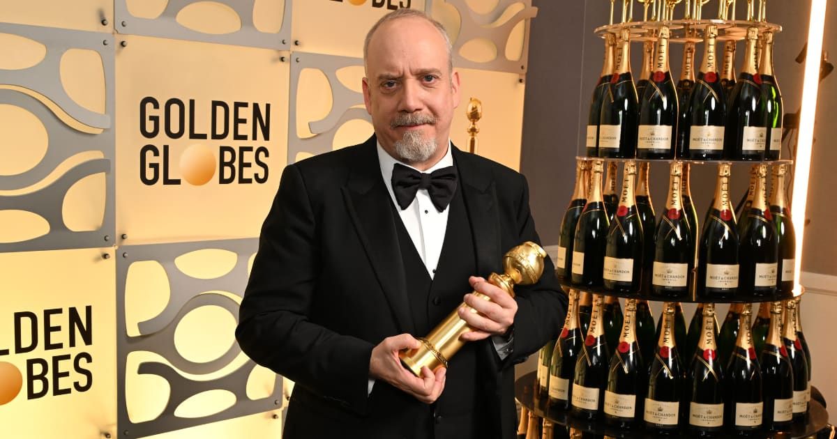 Paul Giamatti won a Golden Globe for his performance in 'The Holdovers' (Getty Images)