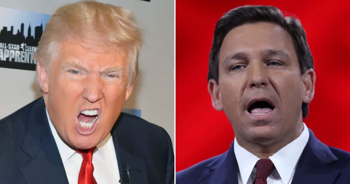Florida Governor Ron DeSantis attacked Donald Trump for claiming that the Civil War could have been avoided through mediation (Getty Image)