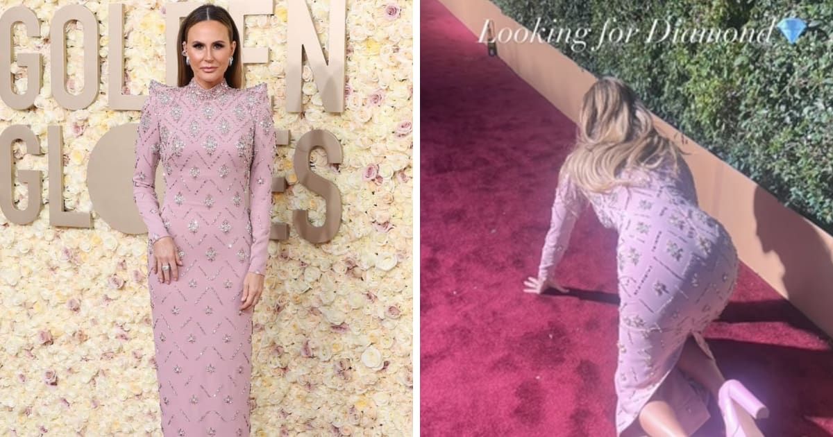 Keltie Knight was in the midst of her red carpet coverage when she suddenly realized that the massive four-carat diamond from her ring was missing (Keltie/Instagram)