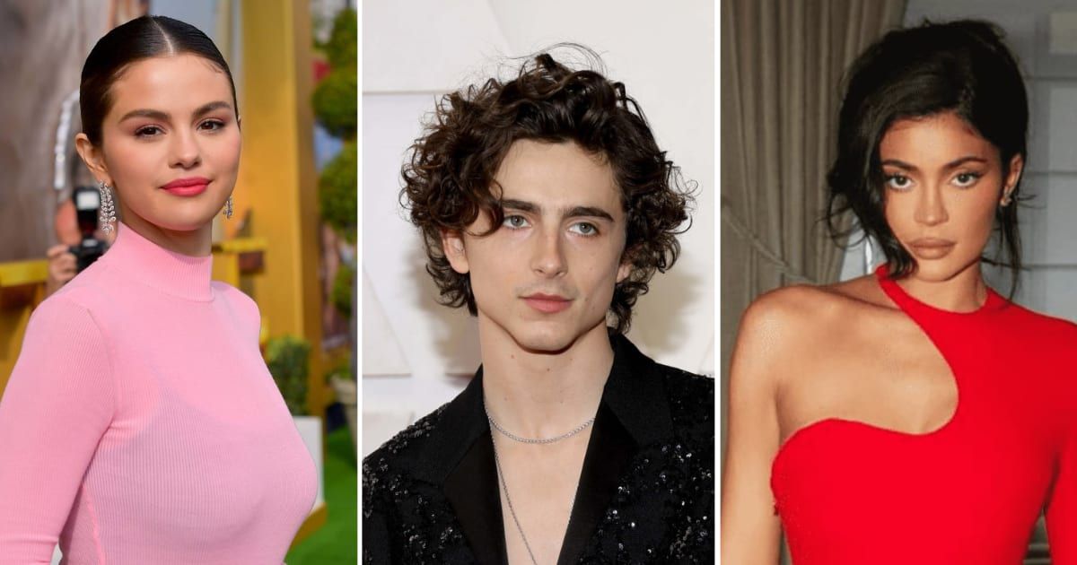 Timothee Chalamet clears said there is no beef between Kylie Jenner and Selena Gomez following Golden Globes debacle (Getty Images)