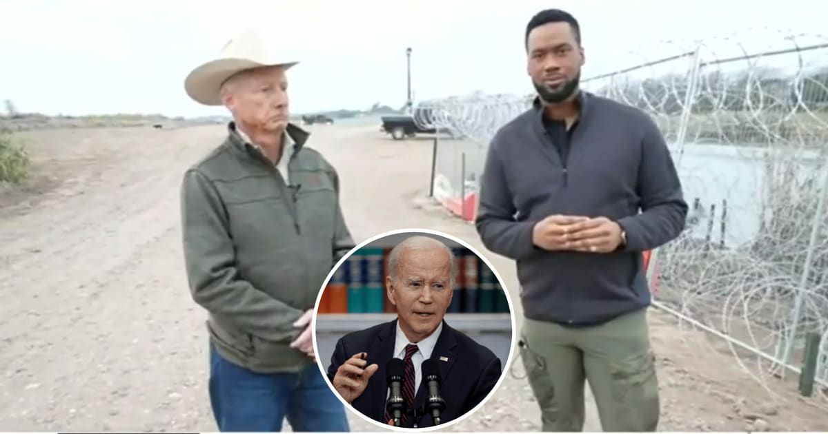 Wayne King called President Joe Biden a 'traitor' during a live interview with Lawrence Jones for the January 9, 2024 episode of 'Fox & Friends' (Fox News Screengrab, Getty Images)
