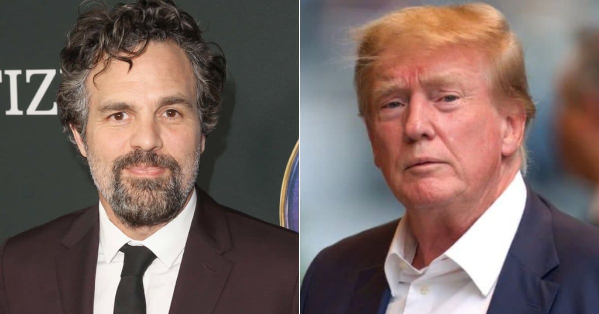 Mark Ruffalo was excoriated online after sharing fake photos of Donald Trump (Getty Images)