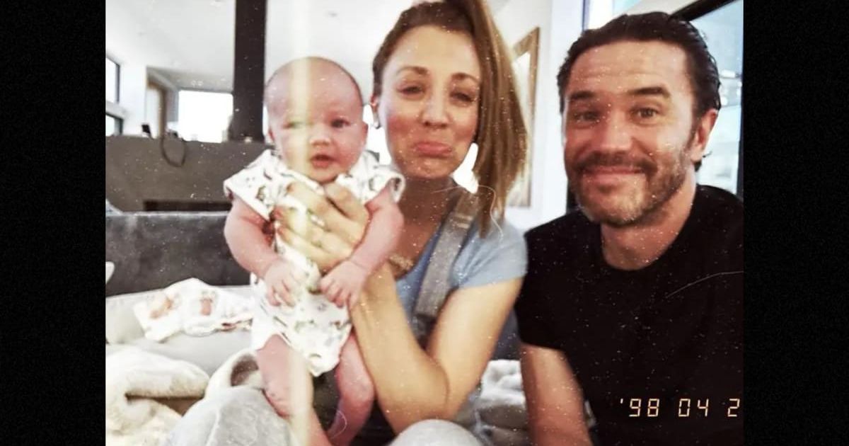 Kaley Cuoco and Tom Pelphrey welcomed their daughter Matilda on March 30, 2023 (@kaleycuoco/Instagram)