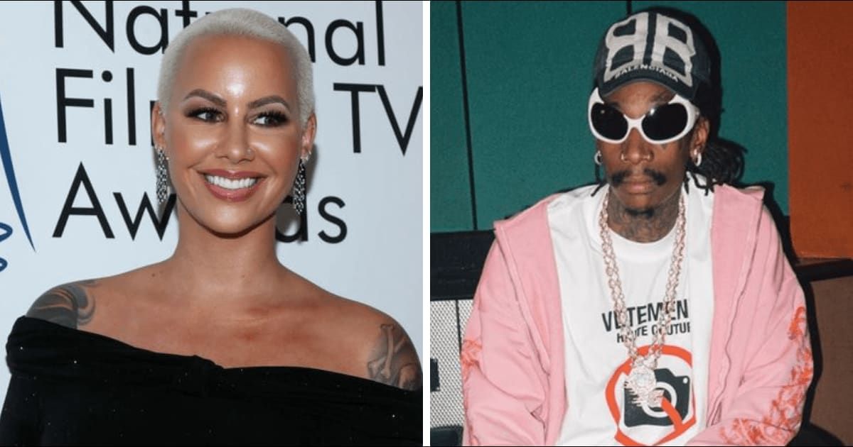 Amber Rose shares her 10-year-old son Sebastian with Wiz Khalifa (Getty Images, @wizkhalifa/Instagram)