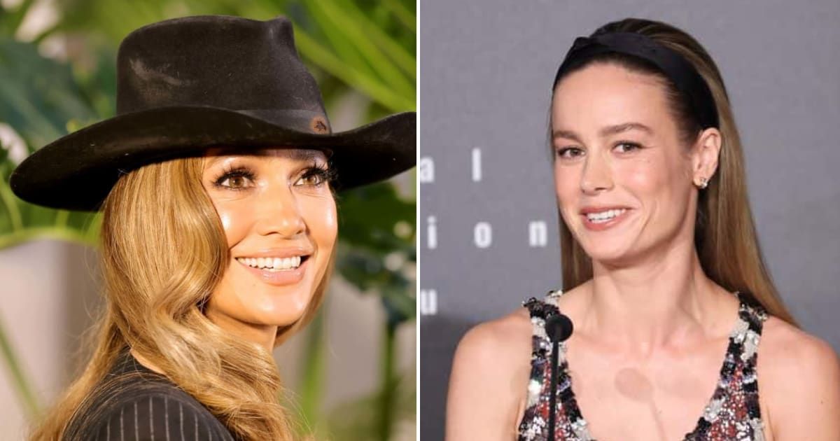 Jennifer Lopez opened up about 'moving' encounter with Brie Larson on the red carpet  (Getty Images)