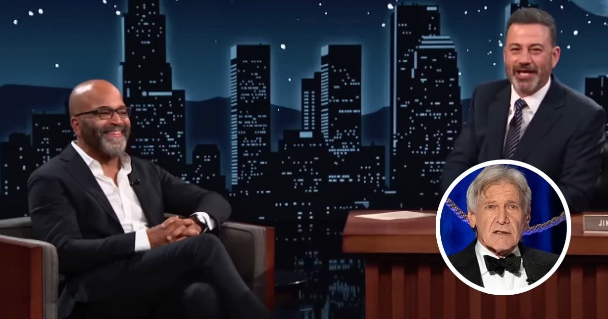 Jeffrey Wright says Harrison Ford taught him an important life lesson (@JimmyKimmelLive/Youtube)