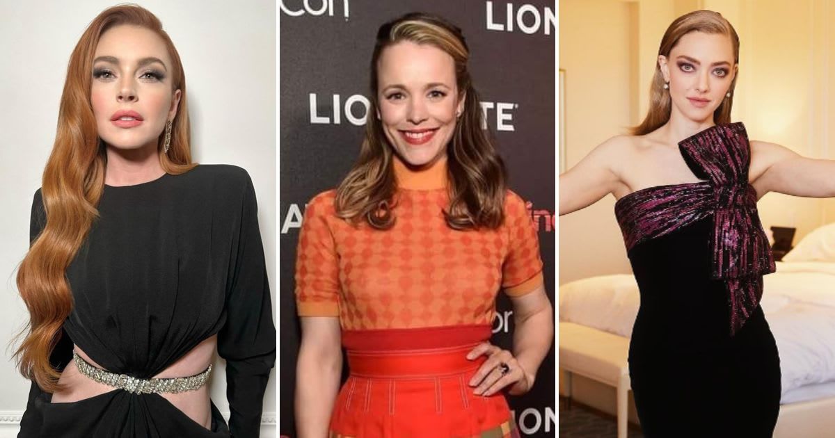 'Mean Girls' cast Lindsay Lohan, Rachel McAdams, and Amanda Seyfried (@lindsaylohan/Instagram, Rachel A. McAdams Official/Facebook, @mingey/Instagram)