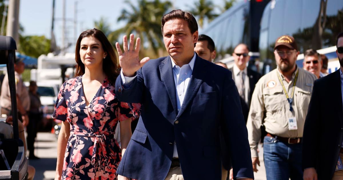 Ron DeSantis voiced his strong views against illegal immigration into the United States during the GOP presidential debate (Getty Images)