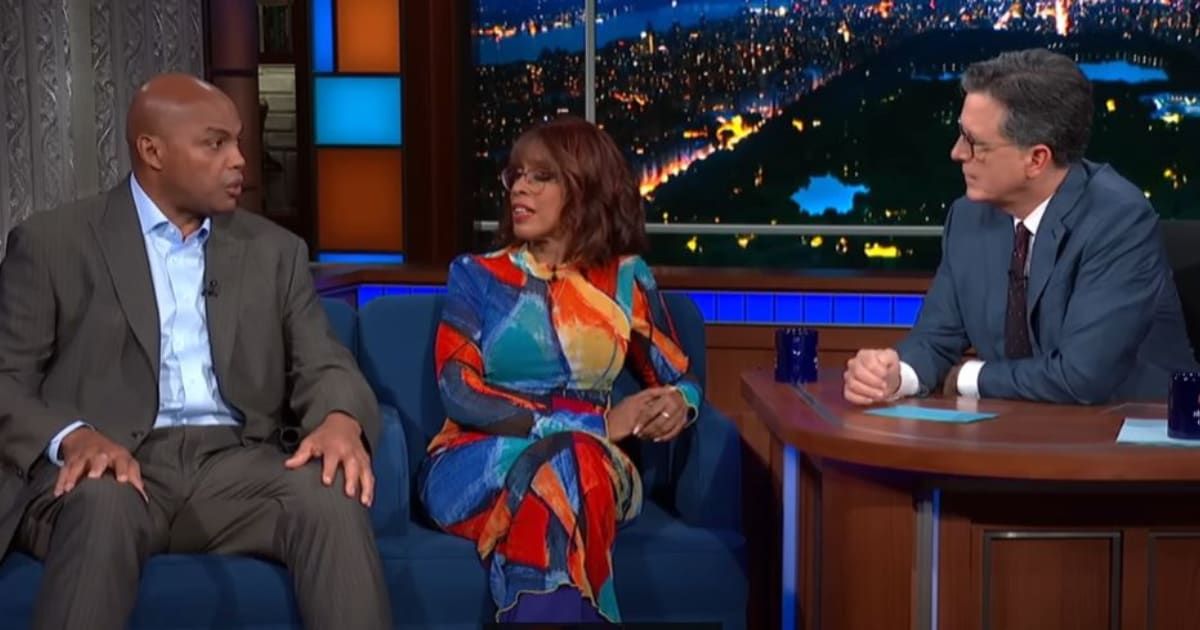 On 'The Late Show with Stephen Colbert,' Gayle King and Charles Barkley revealed story of their show, 'King Charles' (The Late Show with Stephen Colbert)