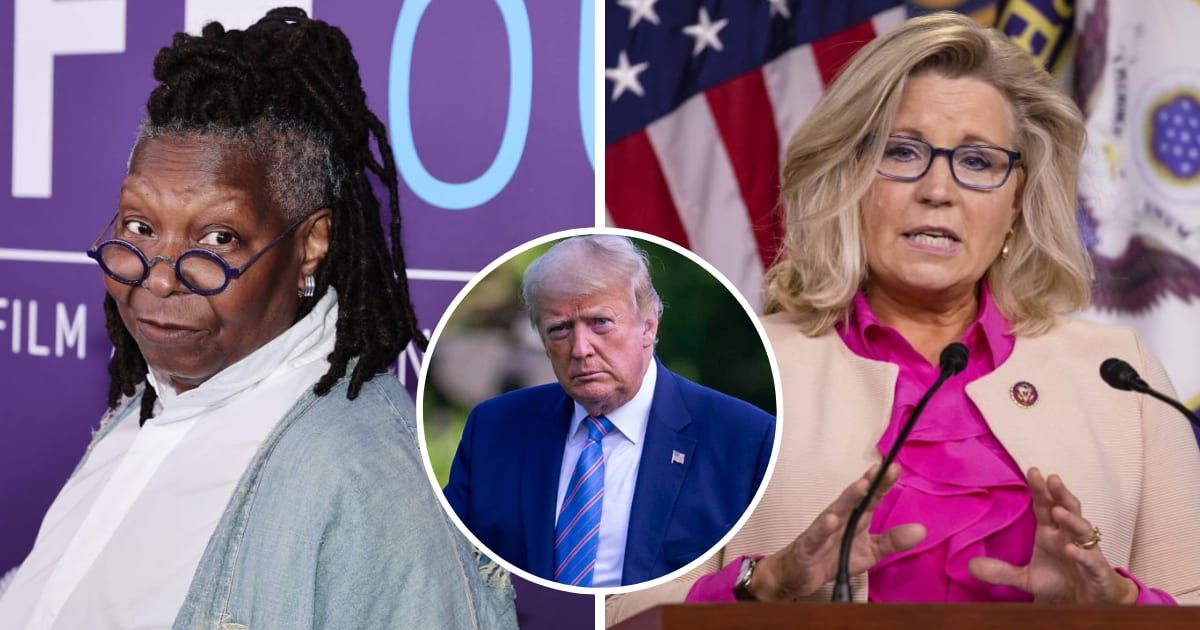 Whoopi Goldberg urges Liz Cheney to run for president to stop Donald Trump (Getty Images)